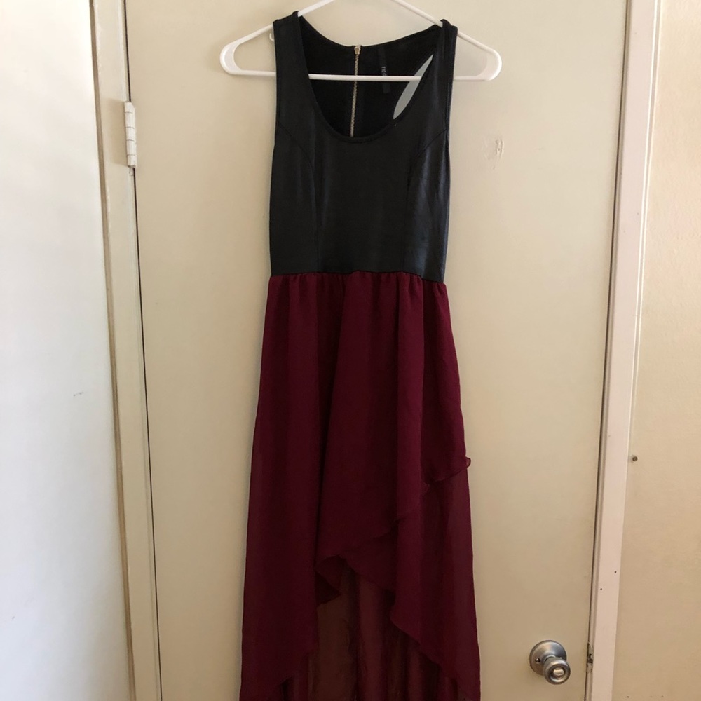 Black and red dress